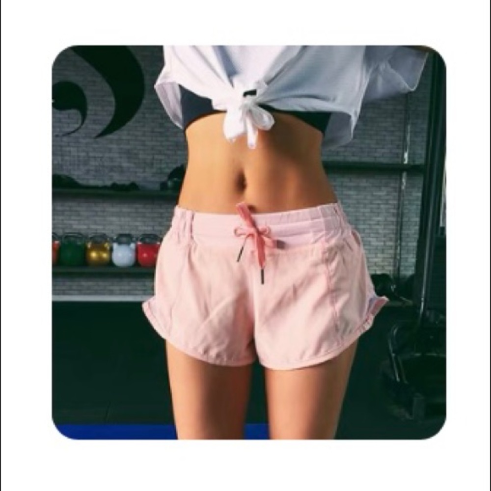 Sports shorts in baby pink in excellent condition